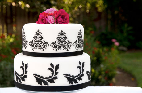 Wedding Cakes Pictures Black And White
