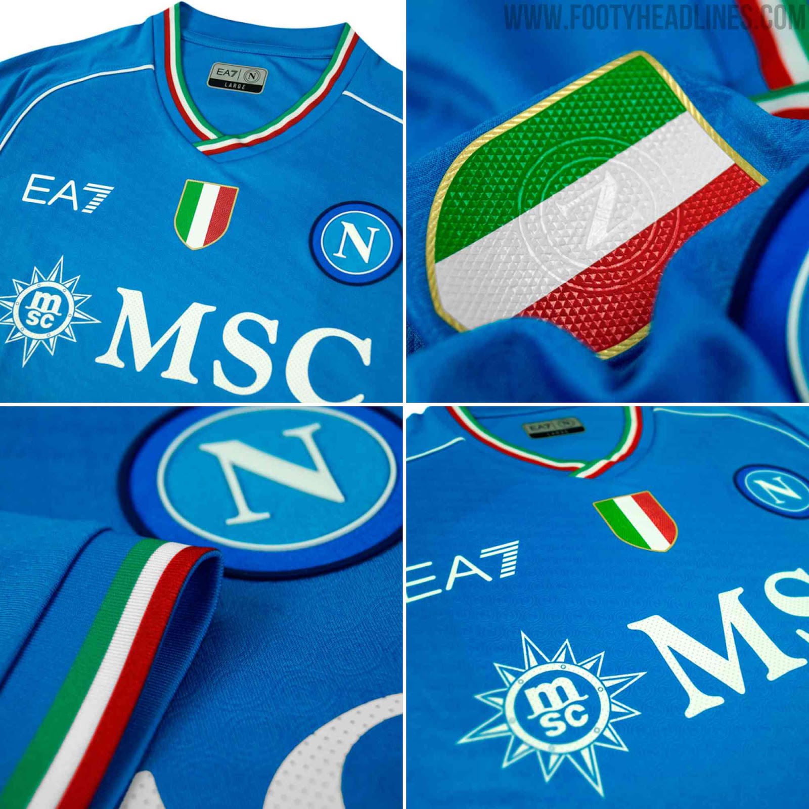 SSC Napoli 23/24 Home Match Jersey - SoccerArmor 