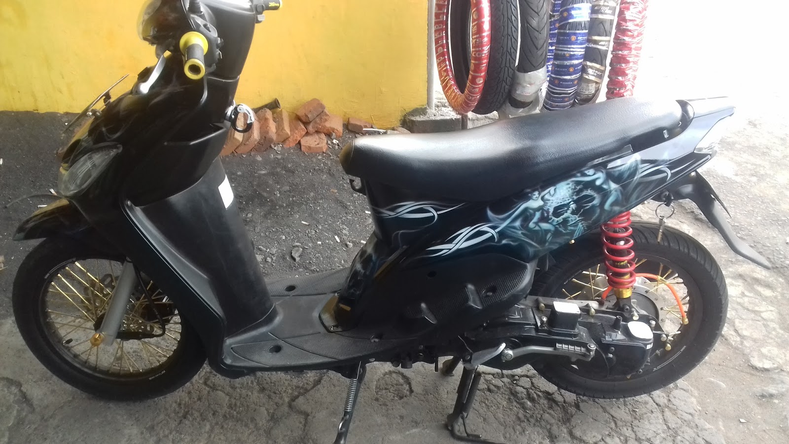 83 Modifikasi Motor  Mio  Velg  14 Sobat Modifikasi