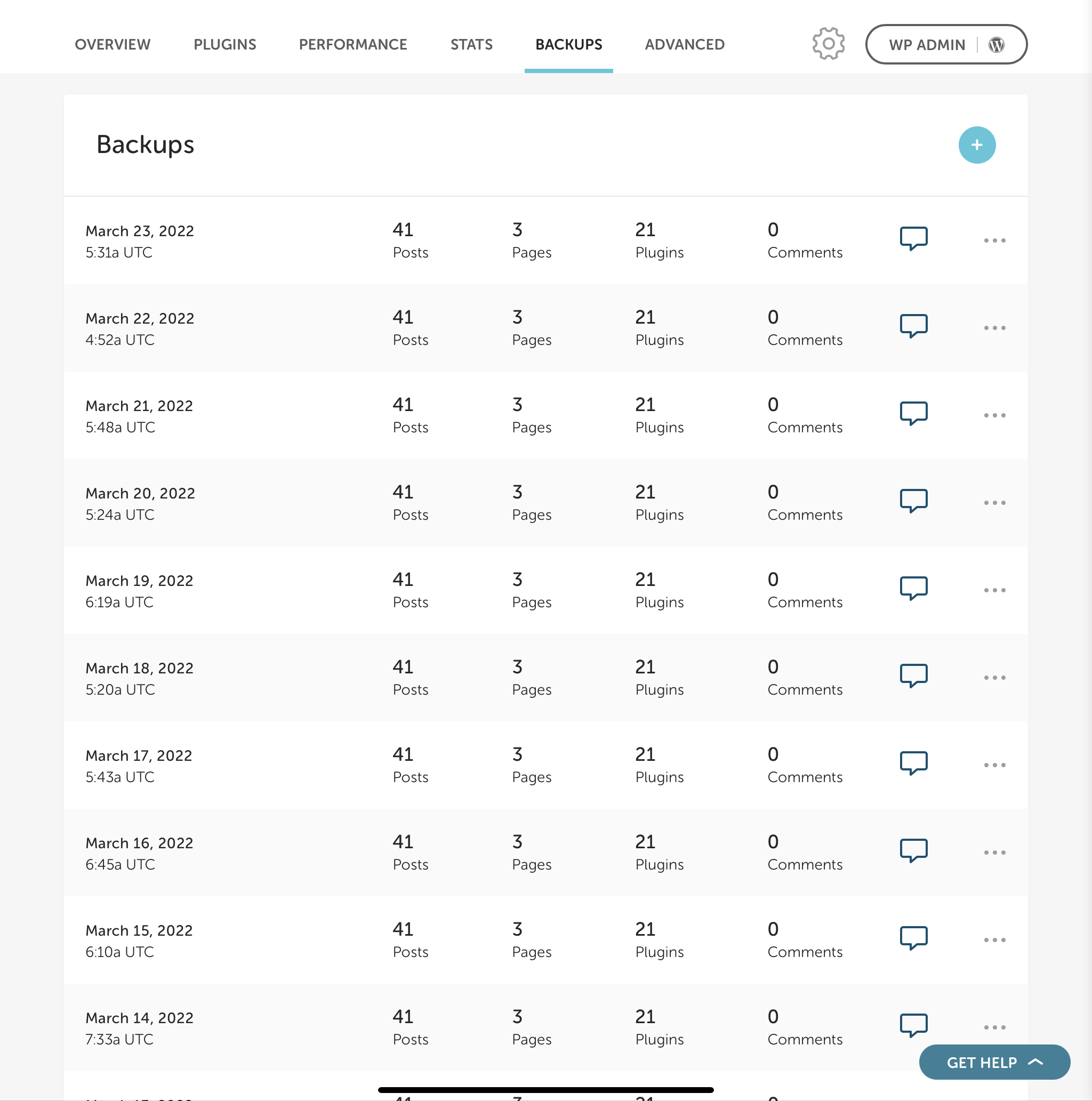 Backup Managed WordPress Hosting