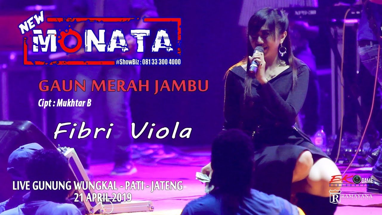  Gaun Merah Jambu Fibri Viola New Monata Live Pati 2019 