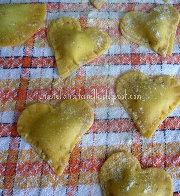 ricotta e si ricetta questa cotto cuore*: cucina al contest Con  con partecipo prosciutto *qui ricetta ravioli il