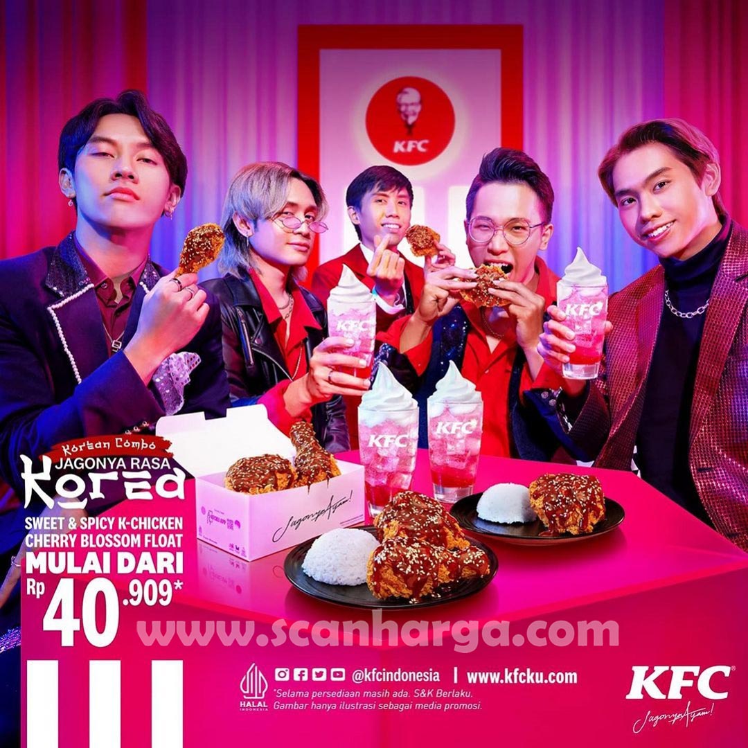 Promo KFC KOREAN COMBO - Jagonya Rasa KOREA Mulai Rp. 40.909