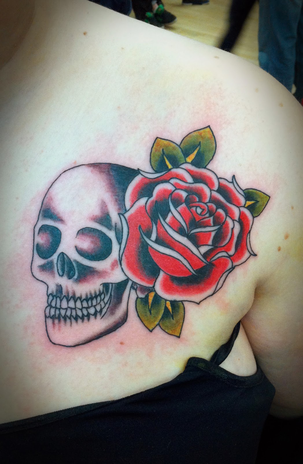 Rose Tattoos: Skull And Rose Tattoo