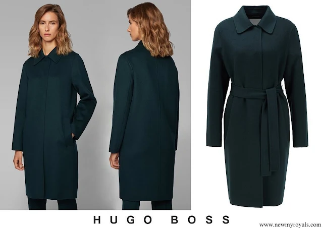 Princess Marie wore Hugo Boss Relaxed fit coat