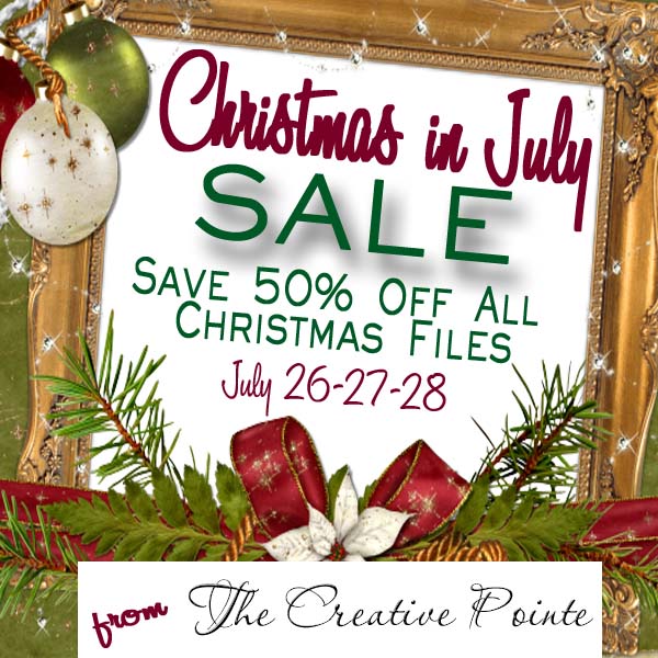Download The Creative Pointe: Christmas in July SVG Sale & A Freebie!