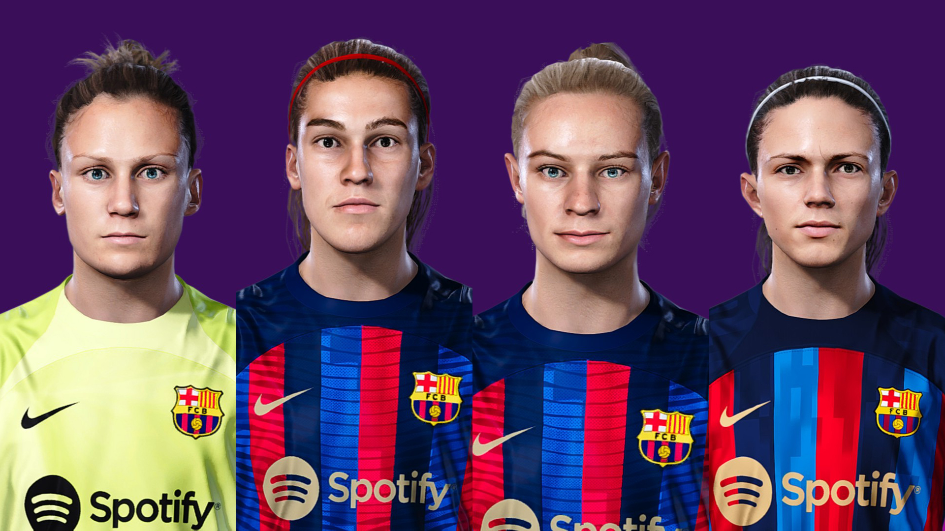 eFootball PES 2021 FC Barcelona Women Facepack #2