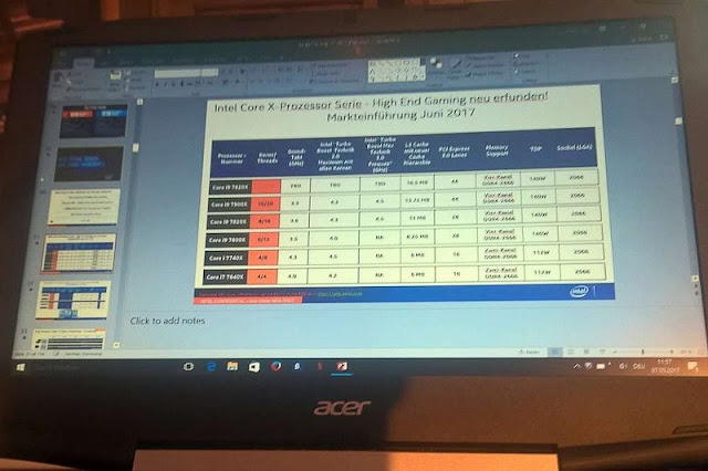 مواصفات معالجات إنتل الجديدة I7 و I9