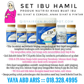 Vitamin lengkap buat ibu hamil : set hamil shaklee