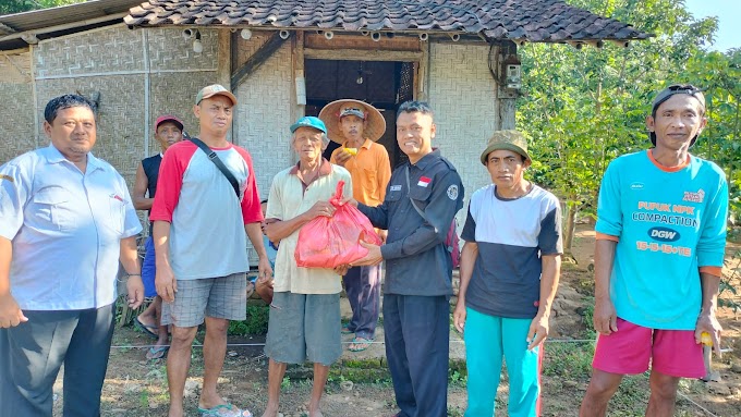 Kades Yosomulyo Apresiasi UPZ Kecamatan Gambiran Gulirkan Bantuan Bedah Rumah