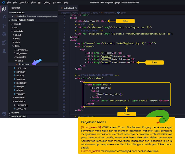 Mengirim Data dari Form ke Model