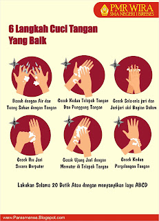 6 Langkah cuci tangan dengan sabun yang baik