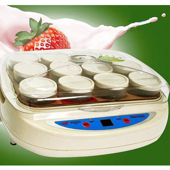 Hình ảnh: Máy làm sữa chua 12 cốc thủy tinh Misushita