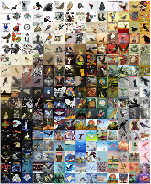 238 album covers featuring birds