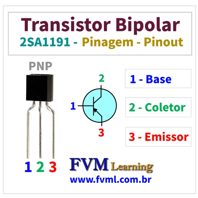 Datasheet-Pinagem-Pinout-transistor-pnp-2SA1191-Características-Substituição-fvml