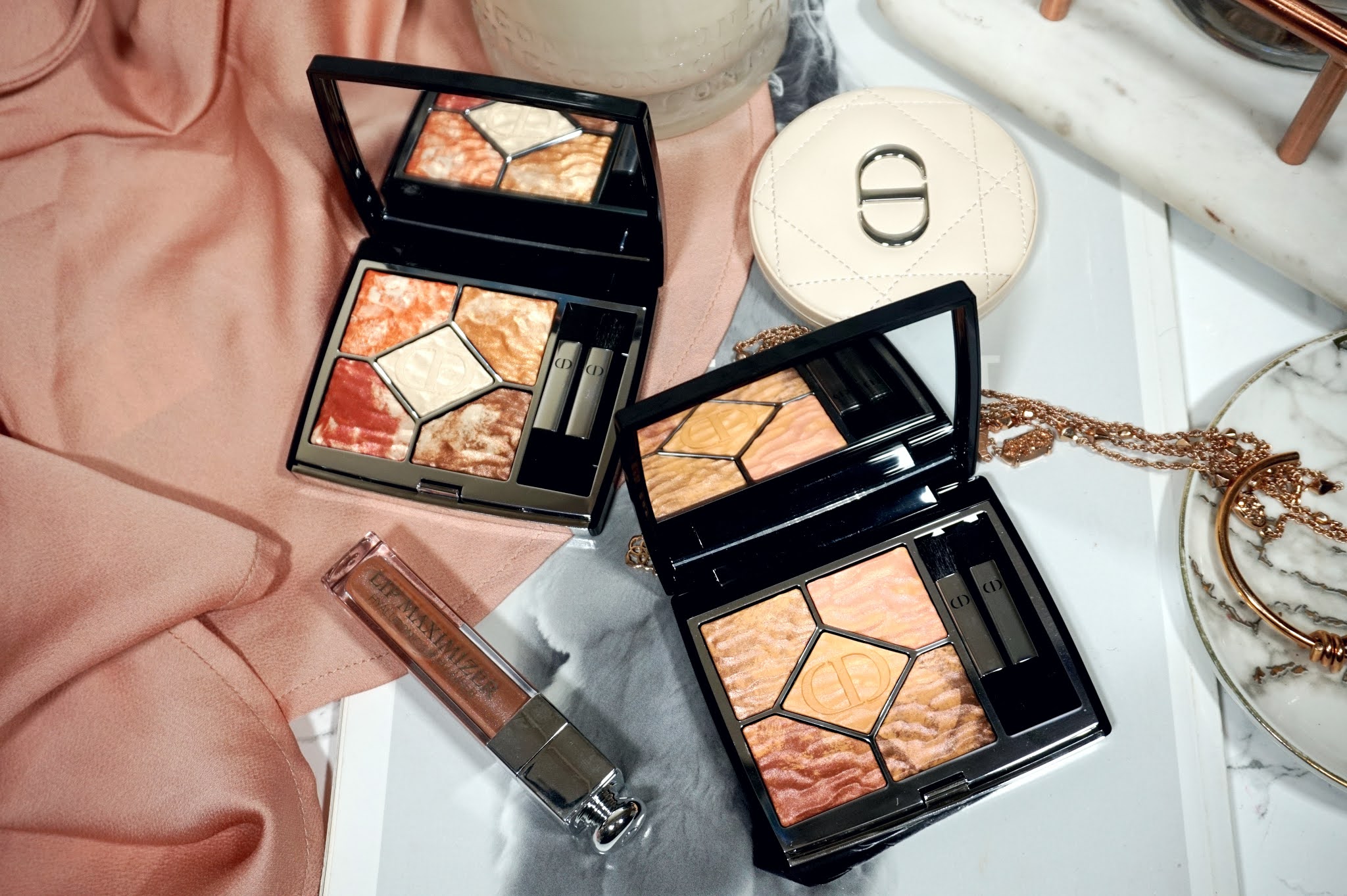 Dior Summer 2021 Dune & Mirage 5 Couleurs Eyeshadow Palette Review and Swatches