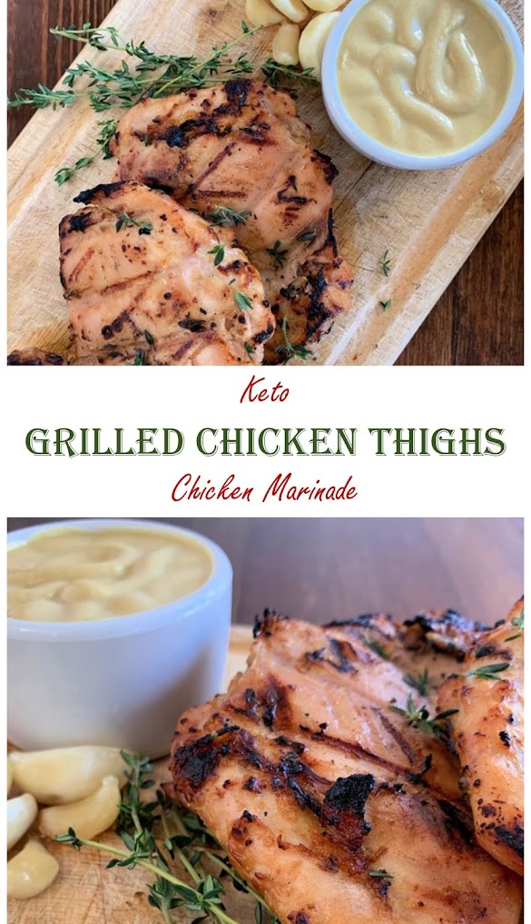 1957 Reviews: My BEST #Recipes >> Grilled Keto #Chicken Thighs Marinade