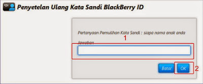 Tips Mengatasi Lupa Password BlackBerry ID