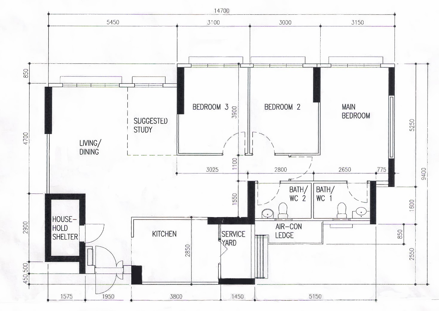 Apartment Shop Plans