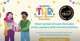 berbagi kebaikan bersama GoPlay