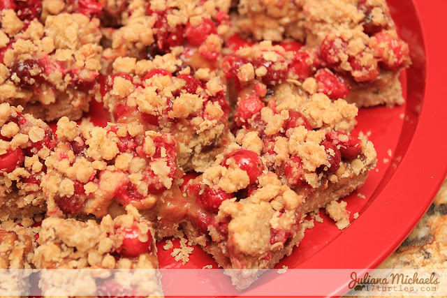 Cranberry Caramel Date Bars Recipe