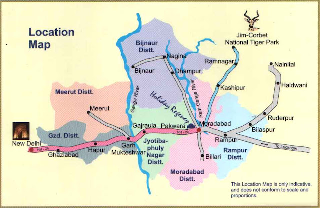 Moradabad Map