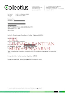 Surat Keterangan Lunas Bank Permata 13102023