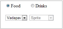 Enable and disable drop down list in javascript