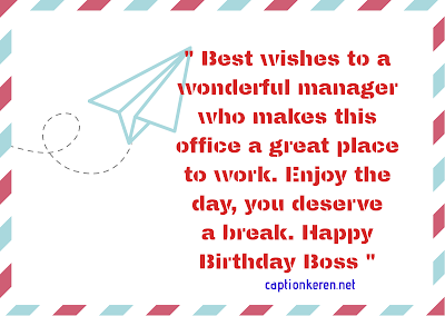 kartu ucapan ulang tahun bahasa inggris untuk bos
