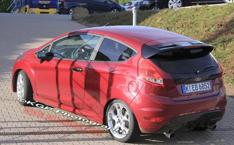 2011 2012 Ford Fiesta ST at the Nurburgring testing began hatchback