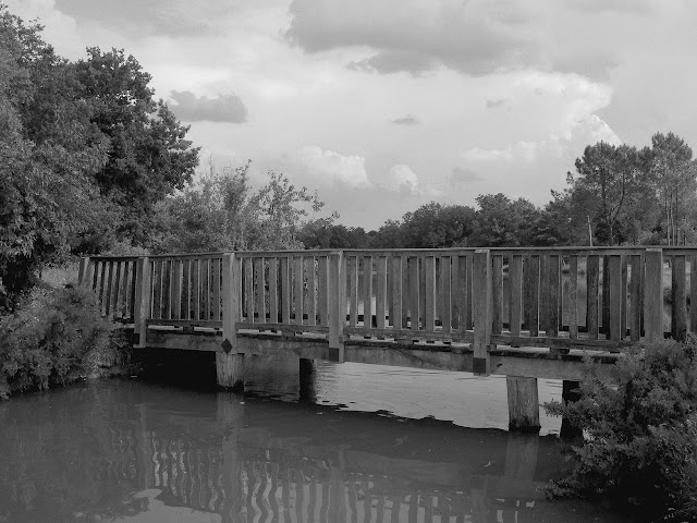 Pipriac étang des quatre vents le petit pont de bois