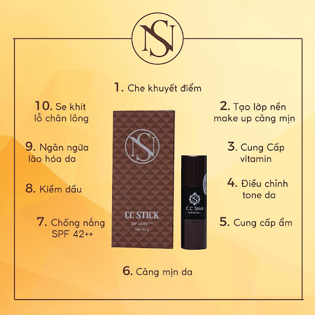 290k - Phấn nền make up CC Stick NS - Hoài Thương Organic