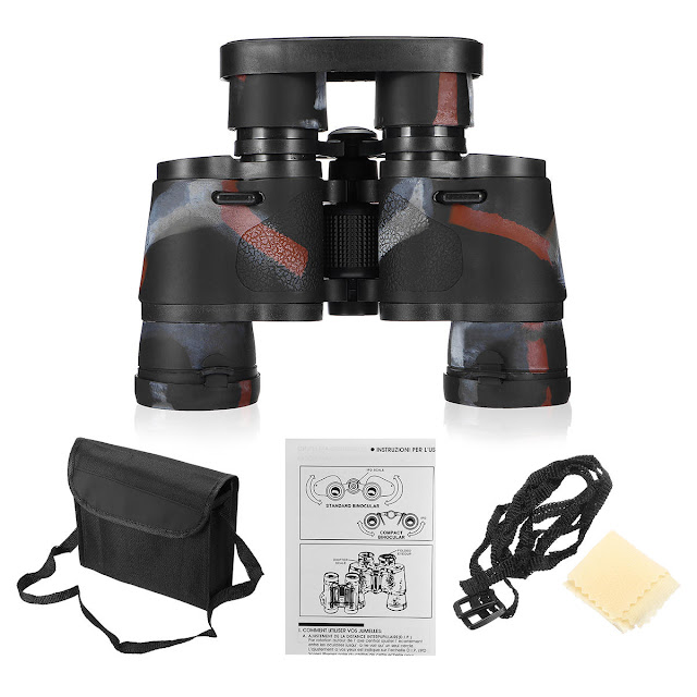60x60 Outdoor Tactical Handheld Binocular Portable HD Optic Bird Watching Telescope Day Night Vision