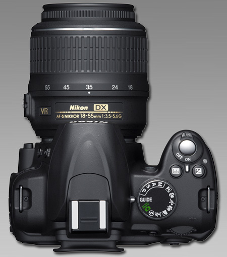 NIKON D3000 On The TOp