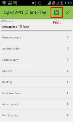 cara menggunakan openvpn android