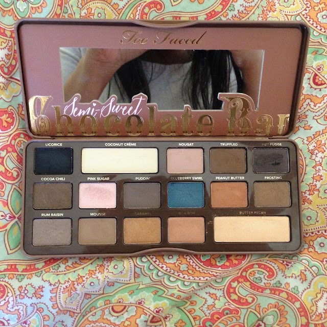 Too Faced Semi-Sweet Chocolate Bar (compared with the original)