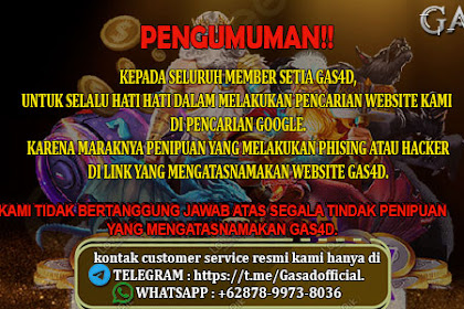 GAS4D dari Indonesia memiliki undang-undang yang membikin bermainnya spesial