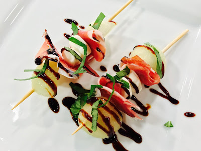 Sweet and Savory Summer Melon Skewers