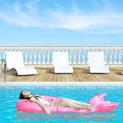 Inflatable Mermaid Pool Float Floatie Giant Pool  photos