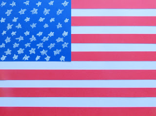 USA Flag Craft Tutorial by Paula's Preschool and Kindergarten