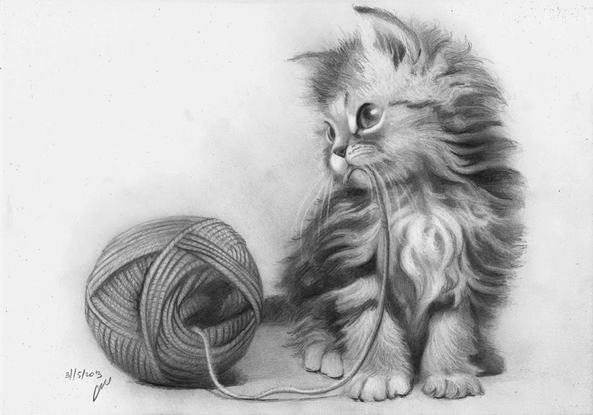 Drawing Kittens kitten drawings
