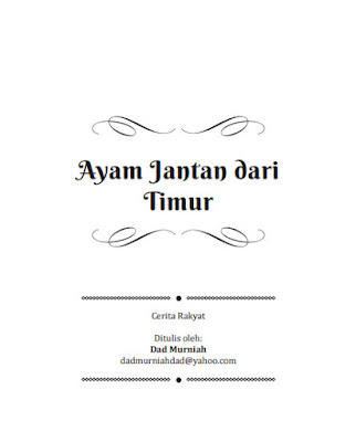 Ayam Jantan dari Timur - Buku Literasi SMP