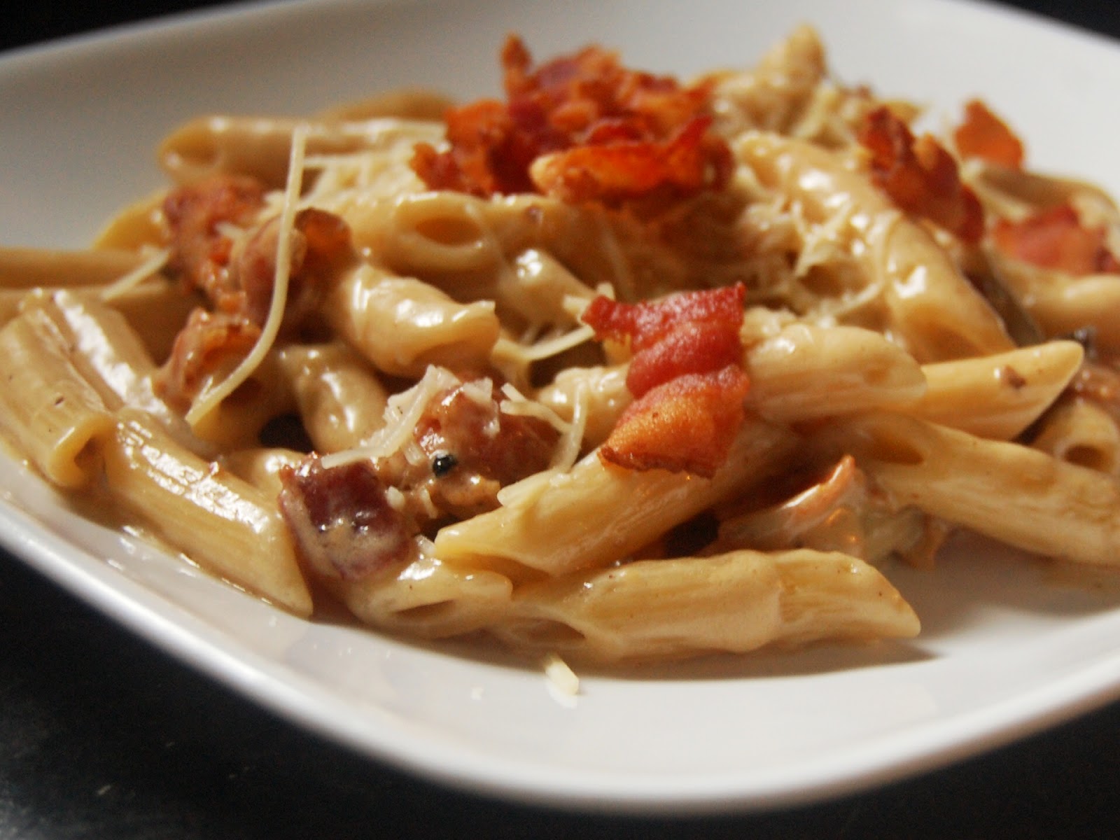 Cassie Craves: Creamy Bacon and Mushroom Marsala Pasta