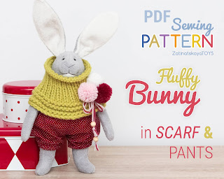 Easter bunny pattern sewing tutorial diy