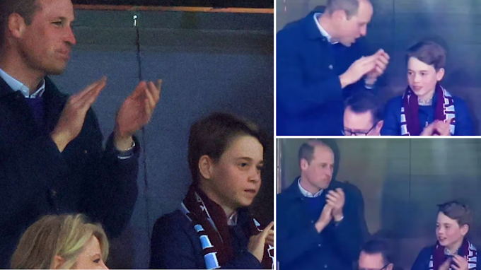 Prince William and Prince George Attend Soccer Match Amid Kate Middleton's Treatment