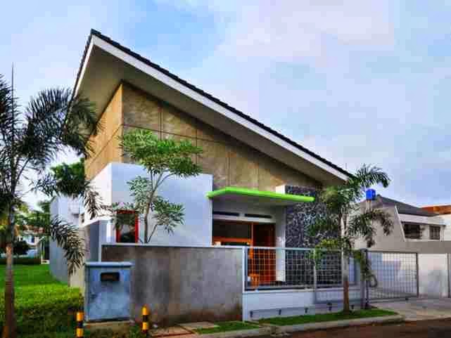 Interior Eksterior Rumah  Minimalis  Model Atap  rumah  