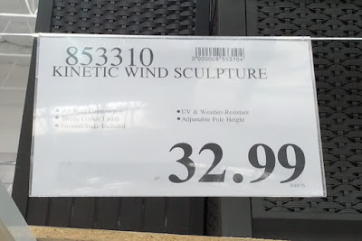 Style Craft Kinetic Wind Sculpture at Costco item no. 853310