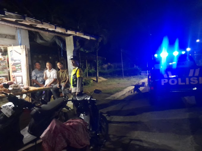 Polsek Jambon Laksanakan Patroli Blue Light Antisipadi 3C Dan Gangguan Kamtibmas Wilayah Terpantau Aman, Warga Diimbau Waspada terhadap Balap Liar dan Balon Udara