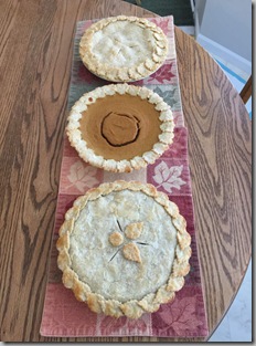 Thanksgiving 2015 pies