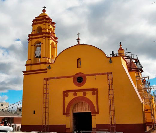 Centro INAH Estado de México entrega iglesia restaurada en municipio de Joquicingo